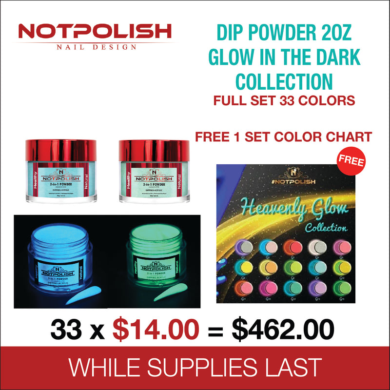 NotPolish Dip Powder 2oz - Glow In The Dark Collection