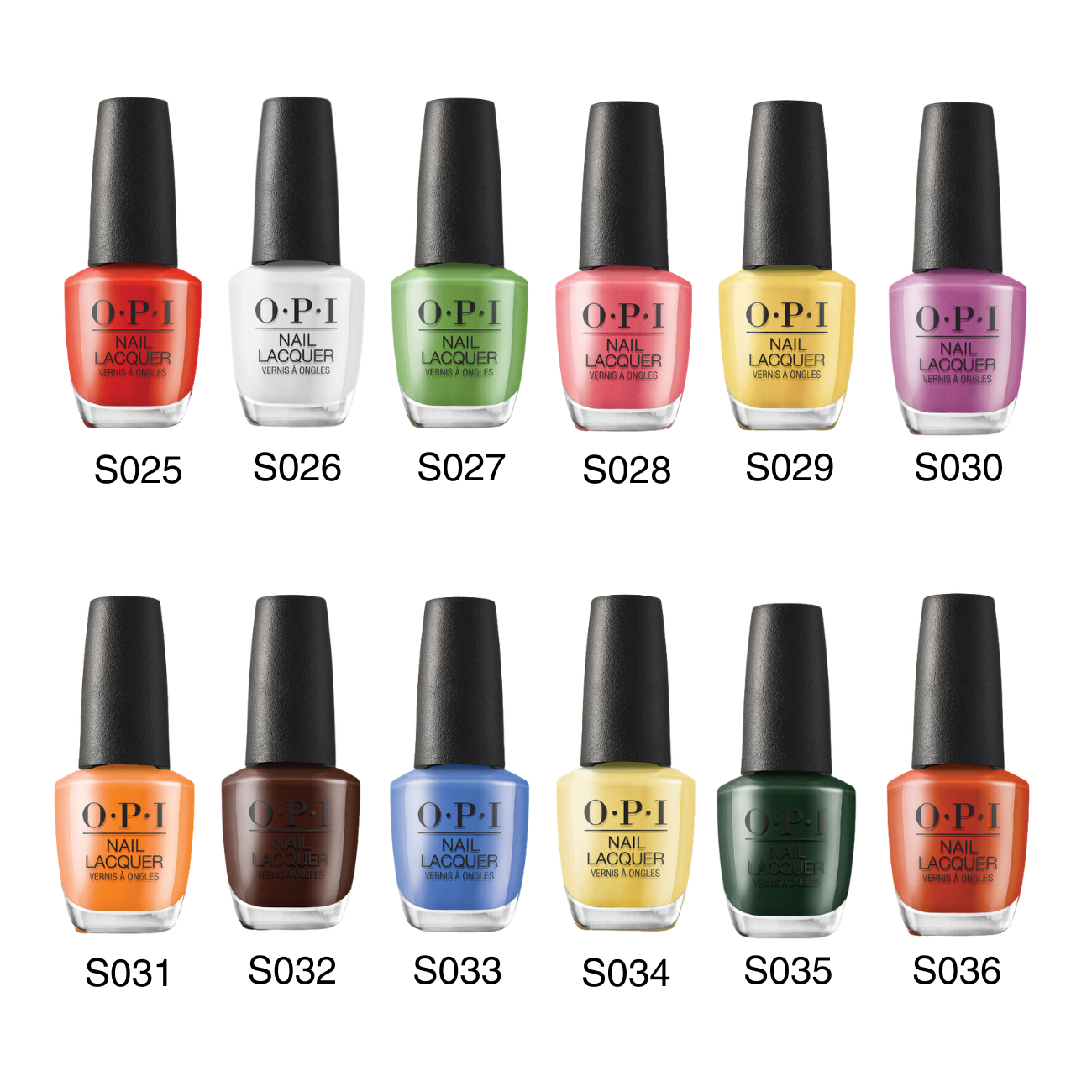 opi nail polish shades