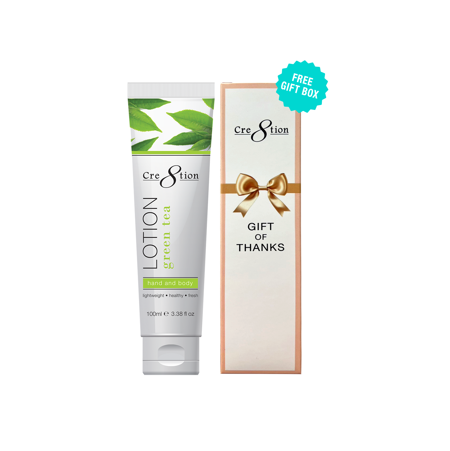 Cre8tion Hand & Body Lotioz n Green Tea 100 ml/fl. 3.3 o- 60 pcs