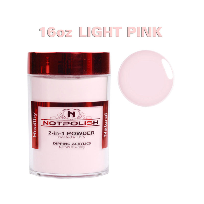 NotPolish Matching Powder 16oz - Light Pink