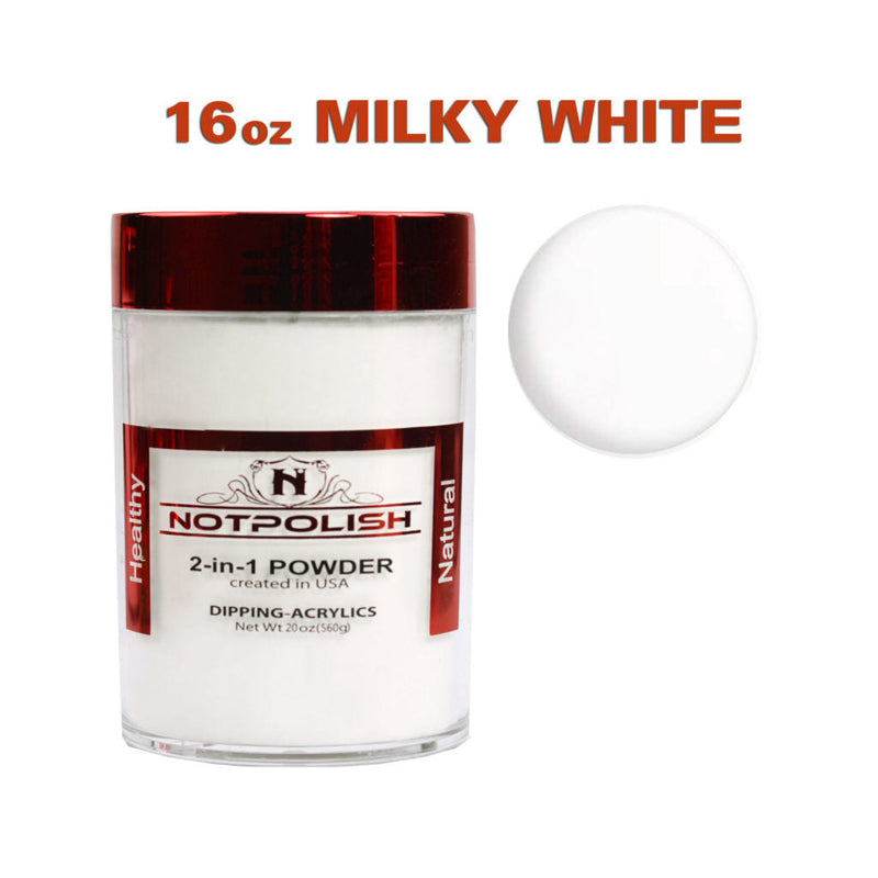 NotPolish Matching Powder 16oz - Milky White