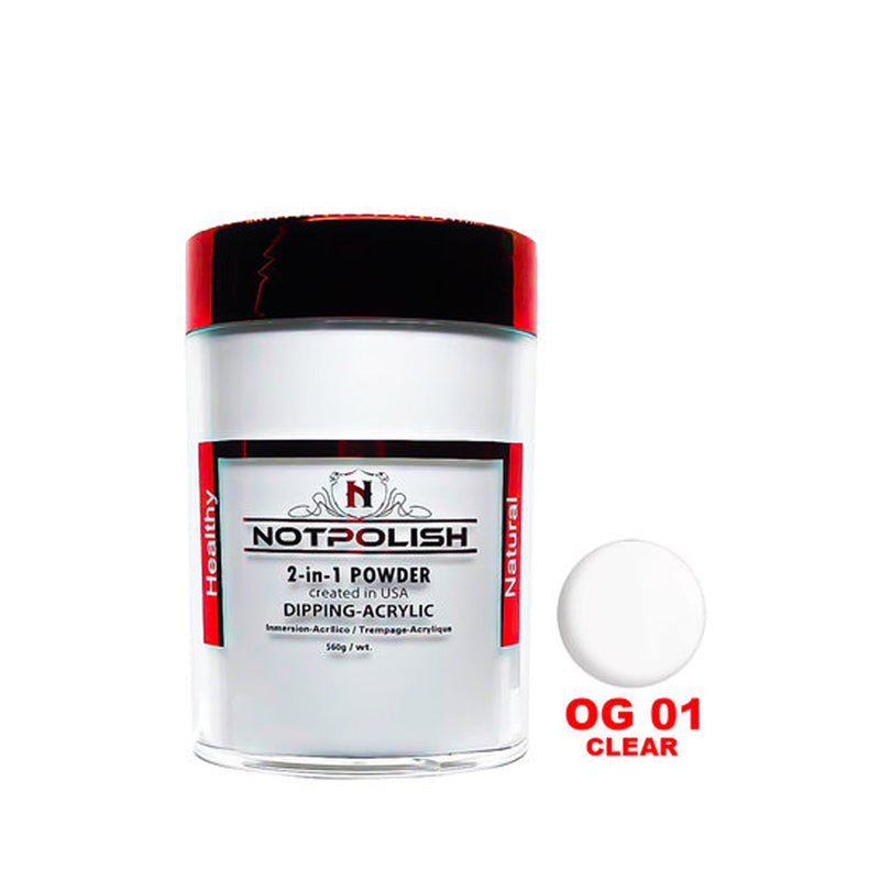 NotPolish Matching Powder 16oz - Clear