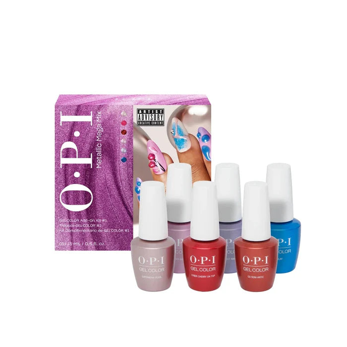 OPI Fall 2024 Metallic Mega Mix Collection Gel Add-On-Kit 1 OPI Fall 2024 Metallic Mega Mix Collection Gel Add-On-Kit 1
