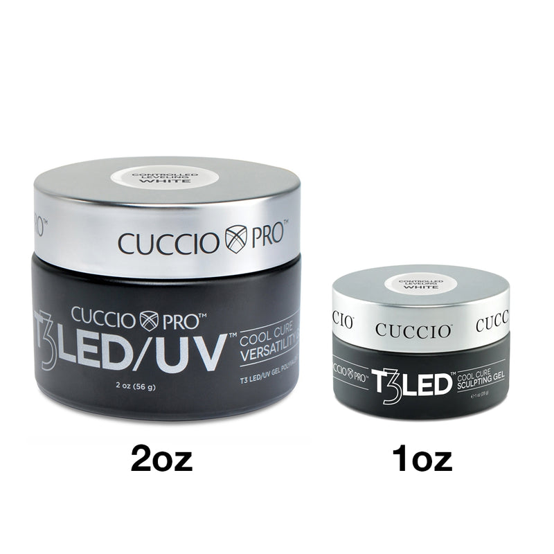 Cuccio T3 LED/UV Controlled Leveling Gel - White
