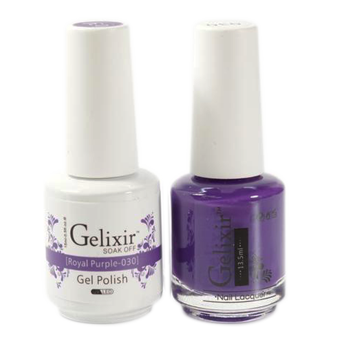 Gelixir - Matching Color Soak Off Gel - 030 Royal Purple