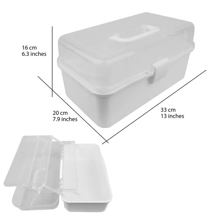 Real Living Euphoric Expression Clear Acrylic Storage Bin With