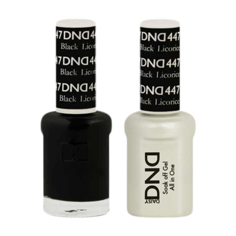 Daisy DND - Gel & Lacquer Duo - 447 Black Licorice
