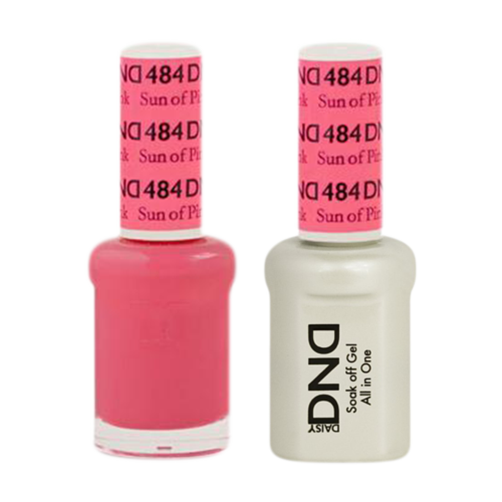 Daisy DND - Gel & Lacquer Duo - 484 Sun Of Pink – Skylark Nail Supply