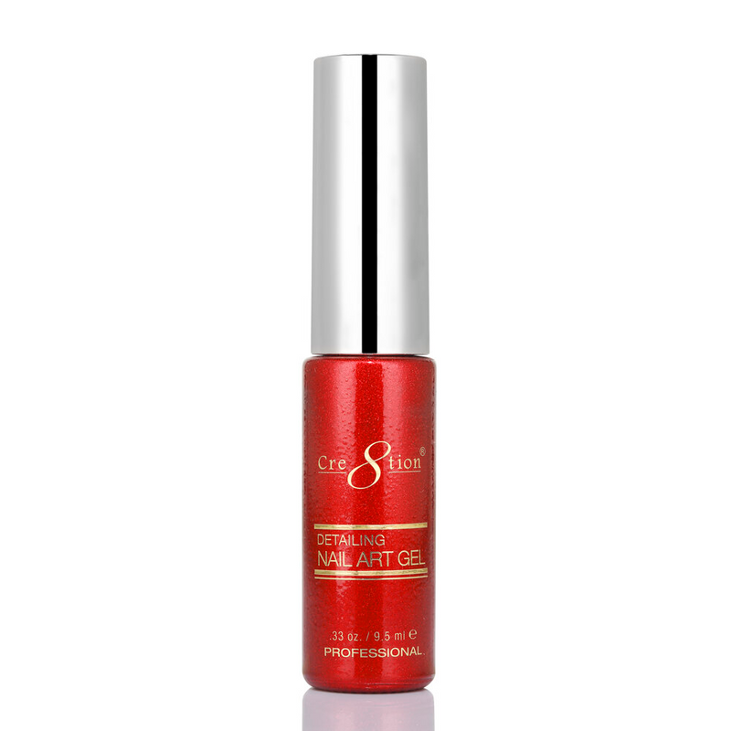 Cre8tion Detailing Nail Art Gel 0.33 oz 43 Christmas Red