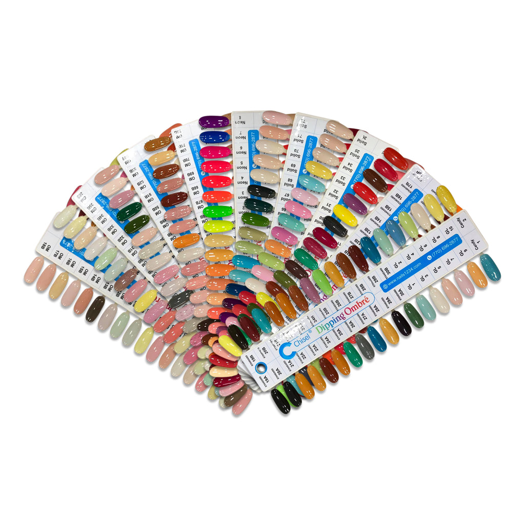 Chisel Color chart - 10 layers ( 357 colors)