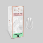 Cre8tion Soft Gel Tips - ROUND Refill Tip (100pcs/box)