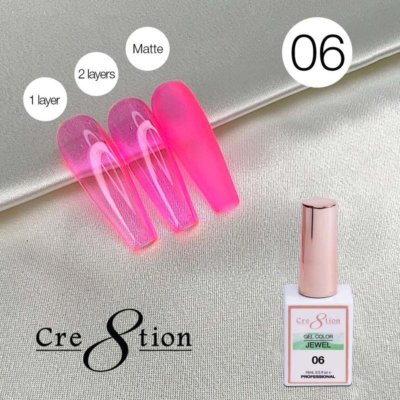Cre8tion Soak Off Gel 0.5 oz G06 - Jewel Collection