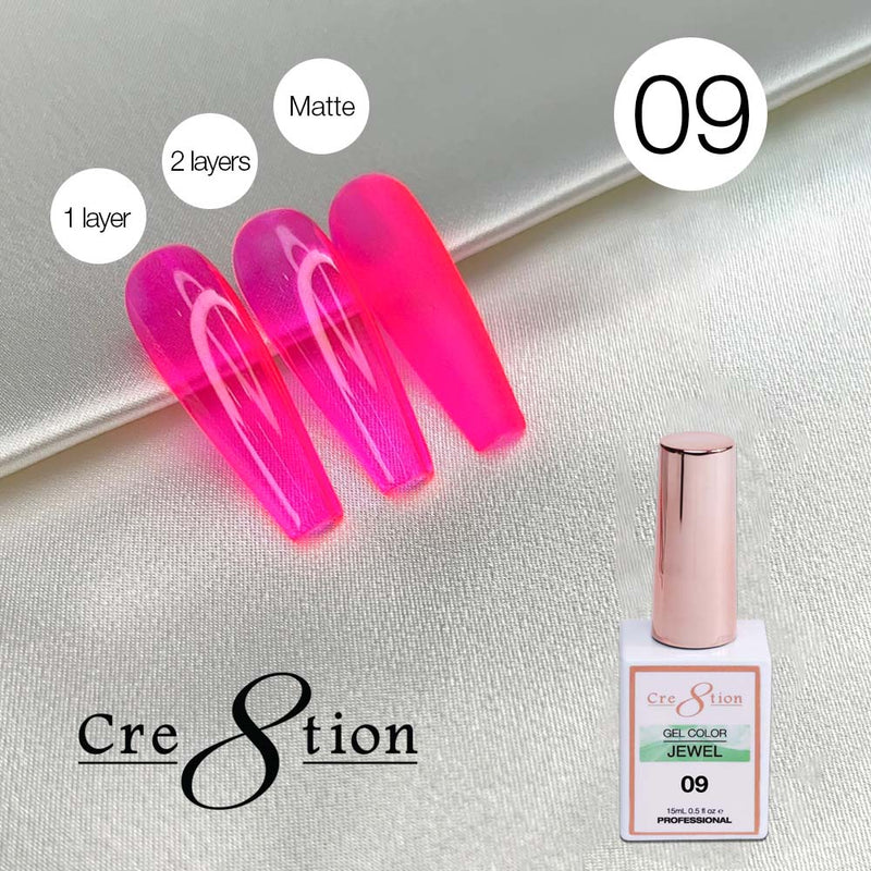 Cre8tion Soak Off Gel  0.5 oz G09 - Jewel Collection