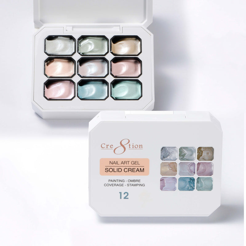 Cre8tion Nail Art Gel - Solid Cream - 12