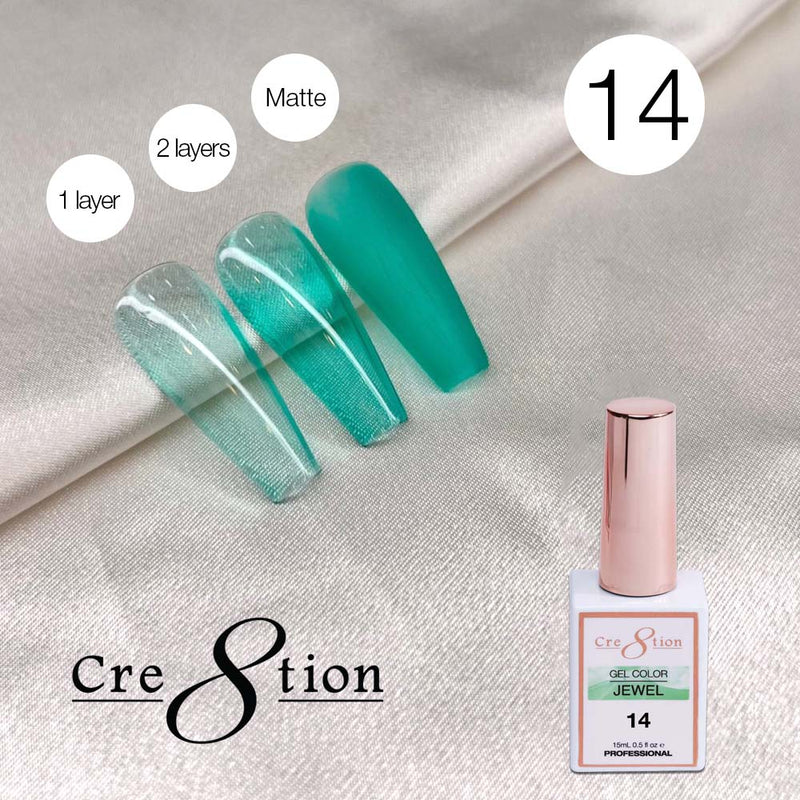 Cre8tion Soak Off Gel 0.5 oz G14 - Jewel Collection