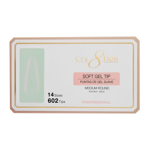 Cre8tion Soft Gel Tip - ROUND