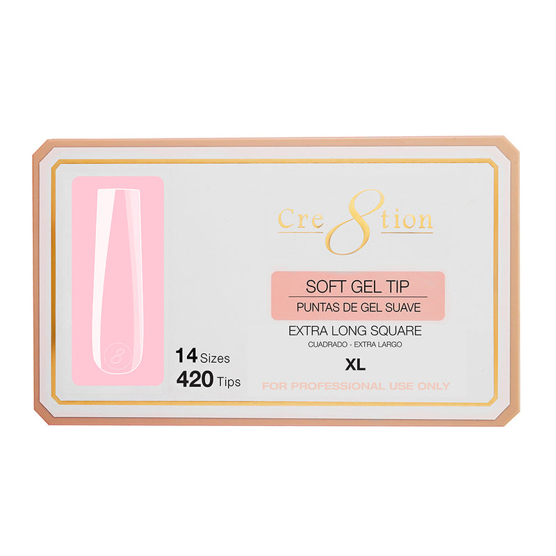 Cre8tion Soft Gel Tip - SQUARE