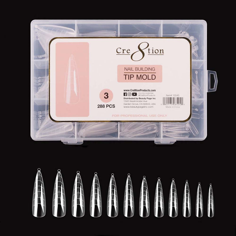 Cre8tion Nail Building Tip Mold - New Version
