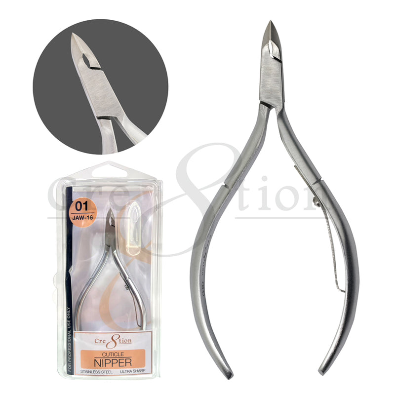 Cre8tion - Stainless Steel Cuticle Nipper 01