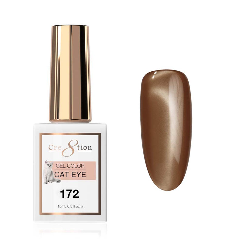 Cre8tion Cat Eye Soak Off Gel 0.5oz 172