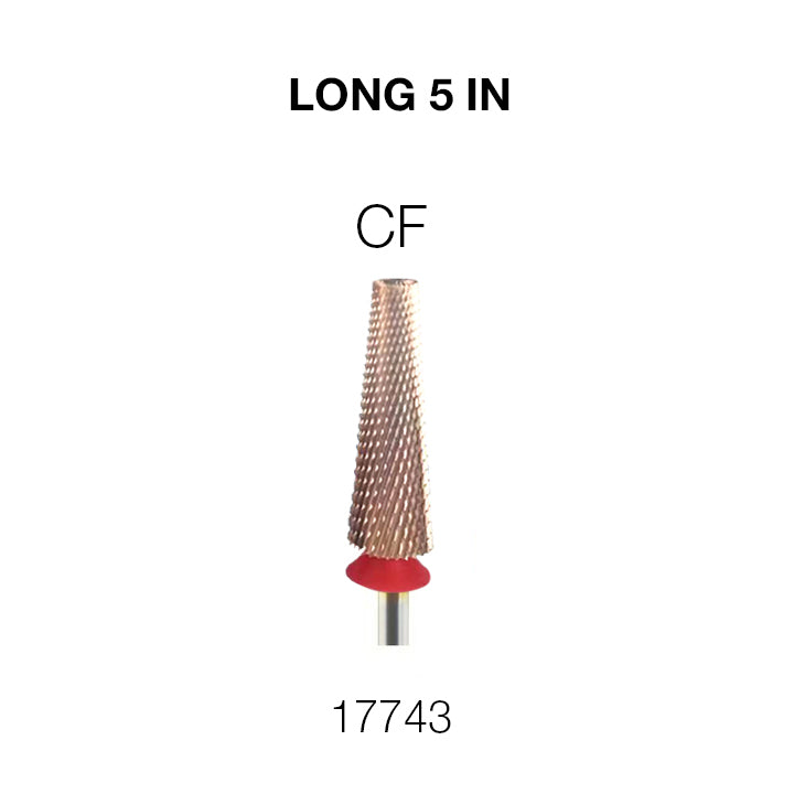 Cre8tion 5 in 1 Nail Filing Bit - Long - 3/32"