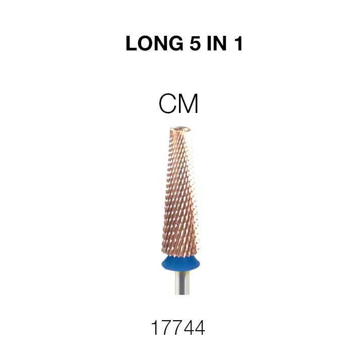 Cre8tion 5 in 1 Nail Filing Bit - Long - 3/32"