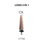 Cre8tion 5 in 1 Nail Filing Bit - Long - 3/32"