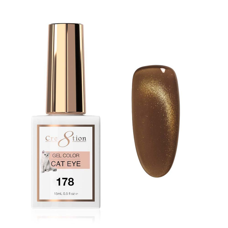 Cre8tion Cat Eye Soak Off Gel 0.5oz 178