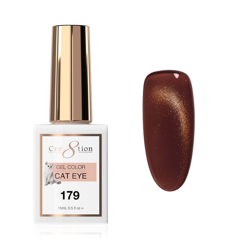 Cre8tion Cat Eye Soak Off Gel 0.5oz 179