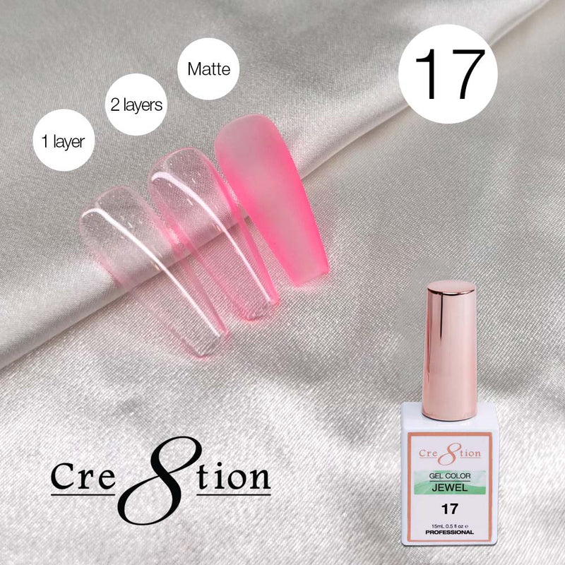 Cre8tion Soak Off Gel 0.5 oz G17 - Jewel Collection