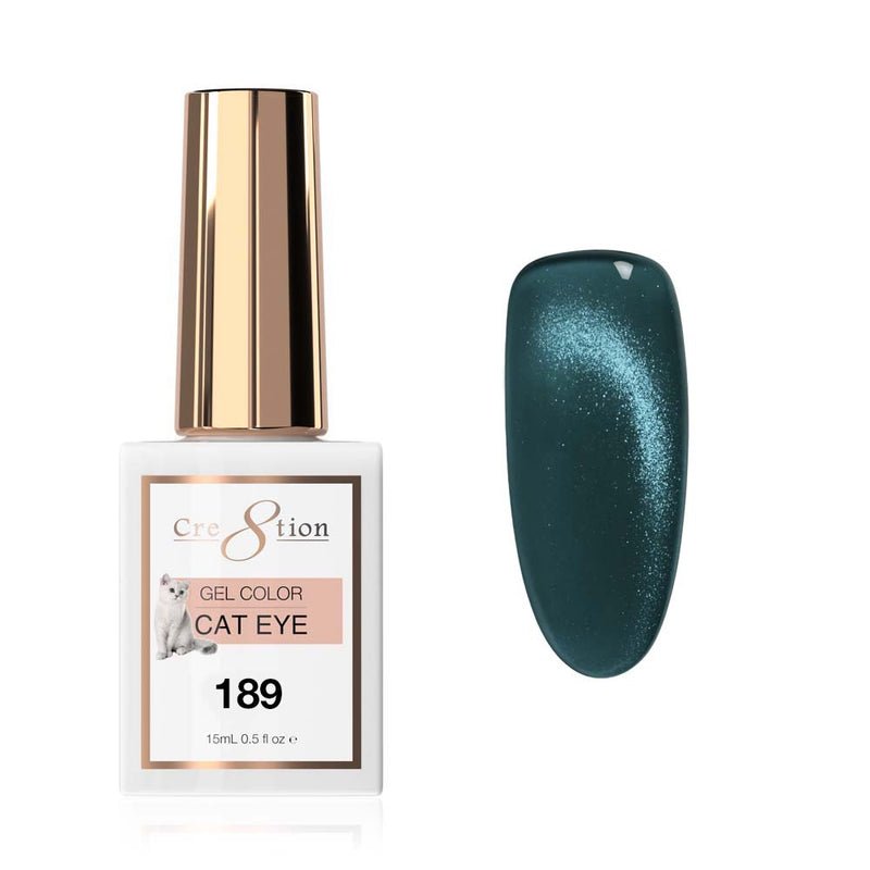 Cre8tion Cat Eye Soak Off Gel 0.5oz 189