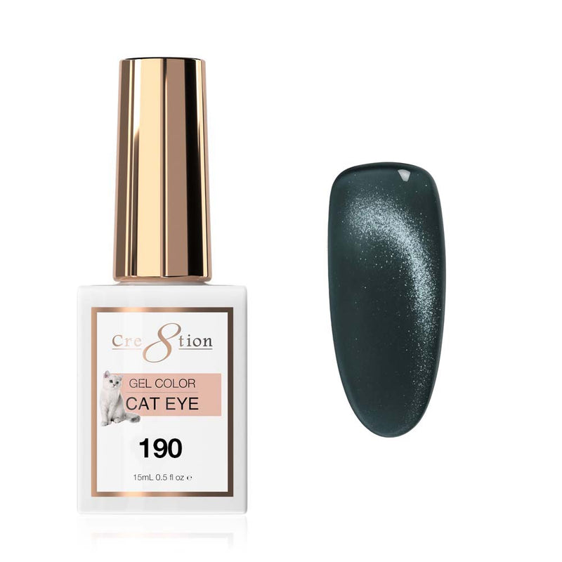 Cre8tion Cat Eye Soak Off Gel 0.5oz 190