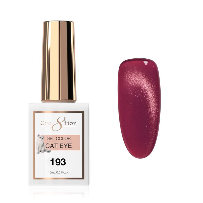 Cre8tion Cat Eye Soak Off Gel 0.5oz 193