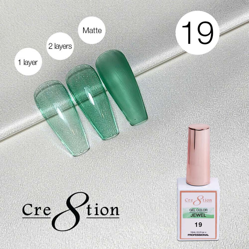 Cre8tion Soak Off Gel 0.5oz G19 - Jewel Collection