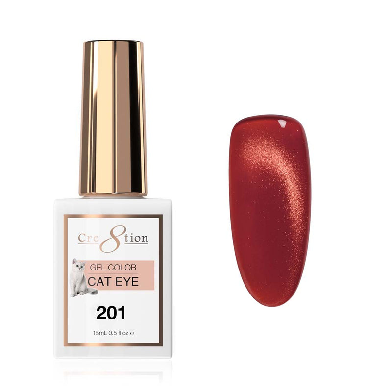 Cre8tion Cat Eye Soak Off Gel 0.5oz 201