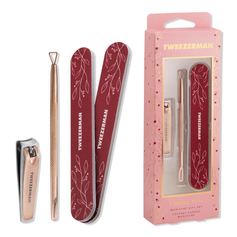 Tweezerman Vintage Rose Manicure Gift Set