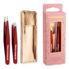 Tweezerman Vintage Rose Mini Tweezer Set with Case