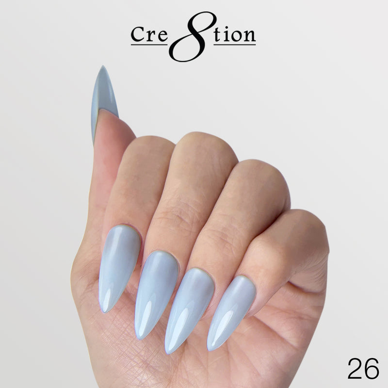 Cre8tion Gel Collection - Overlay/ Brush on Builder 0.5oz 45 Colors