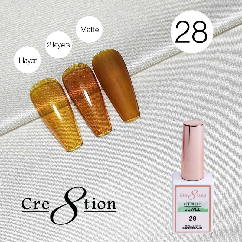 Cre8tion Soak Off Gel 0.5oz G28 - Jewel Collection