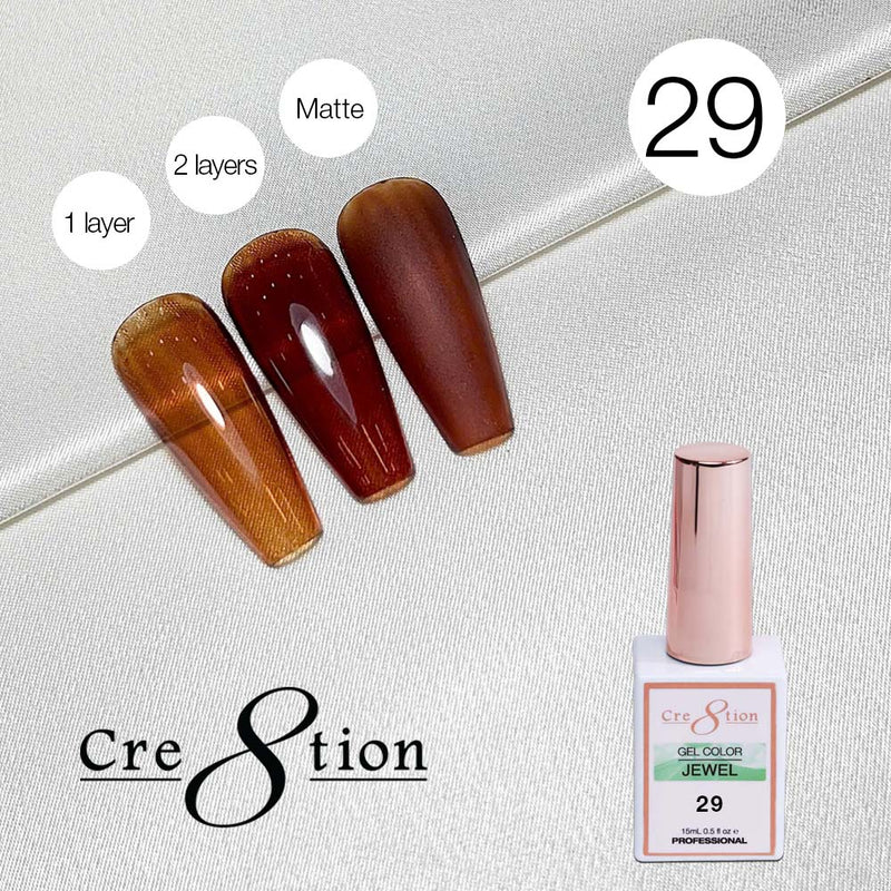 Cre8tion Soak Off Gel 0.5oz G29 - Jewel Collection