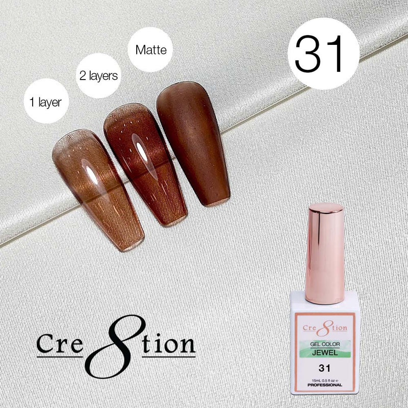 Cre8tion Soak Off Gel 0.5oz G31 - Jewel Collection