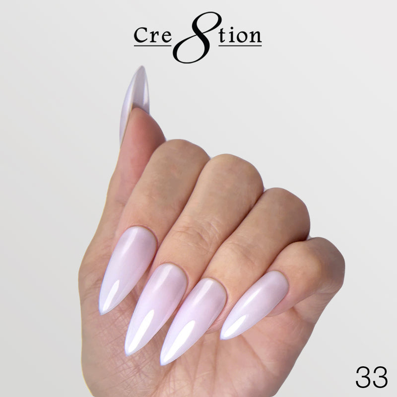 Cre8tion Gel Collection - Overlay/ Brush on Builder 0.5oz 45 Colors