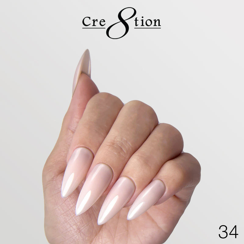 Cre8tion Gel Collection - Overlay/ Brush on Builder 0.5oz 45 Colors