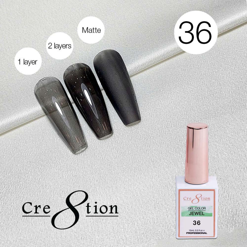 Cre8tion Soak Off Gel 0.5oz G36 - Jewel Collection
