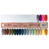 Cre8tion Detailing Nail Art Gel Color Chart