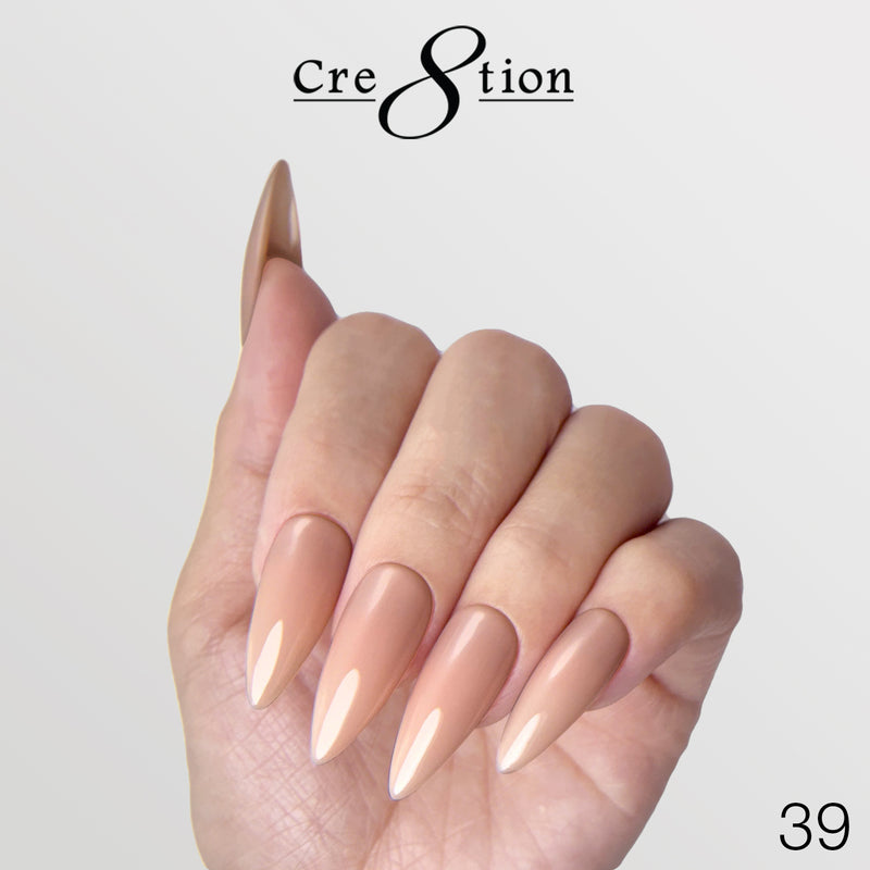 Cre8tion Gel Collection - Overlay/ Brush on Builder 0.5oz 45 Colors