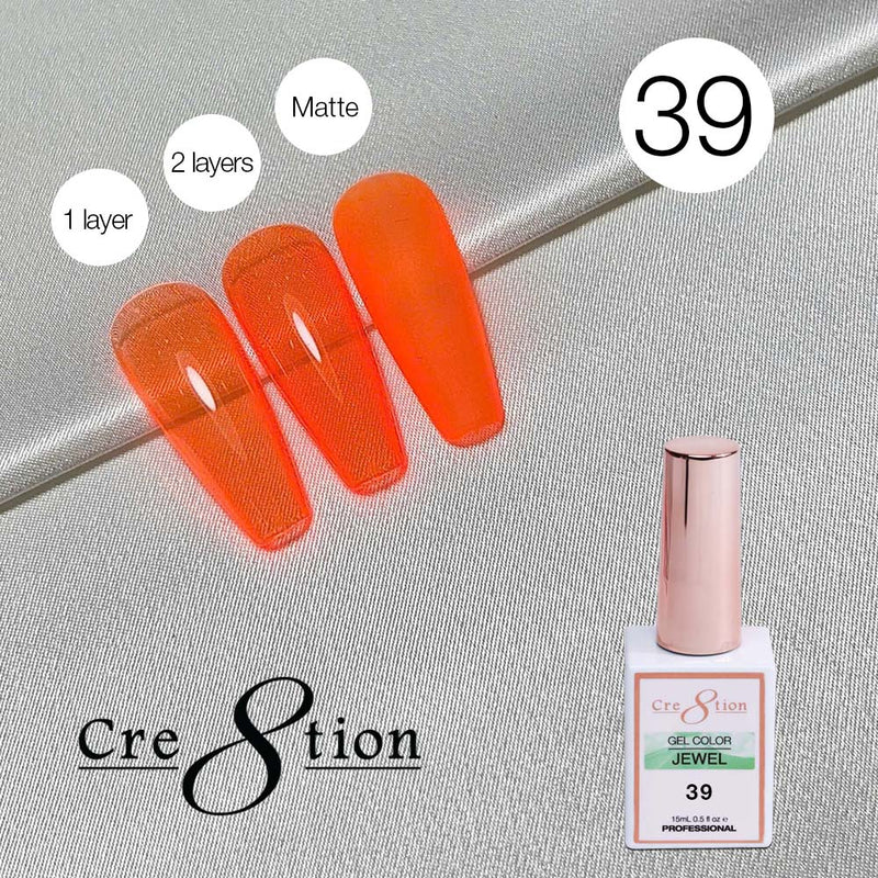 Cre8tion Soak Off Gel 0.5oz G39 - Jewel Collection