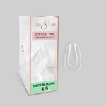 Cre8tion Soft Gel Tips - ROUND Refill Tip (100pcs/box)