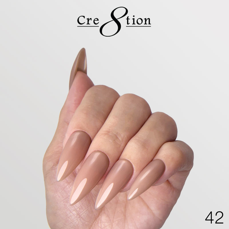 Cre8tion Gel Collection - Overlay/ Brush on Builder 0.5oz 45 Colors