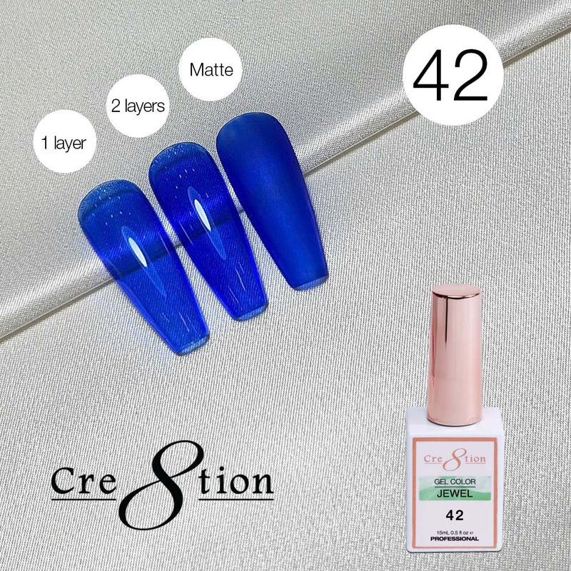 Cre8tion Soak Off Gel 0.5oz G42 - Jewel Collection